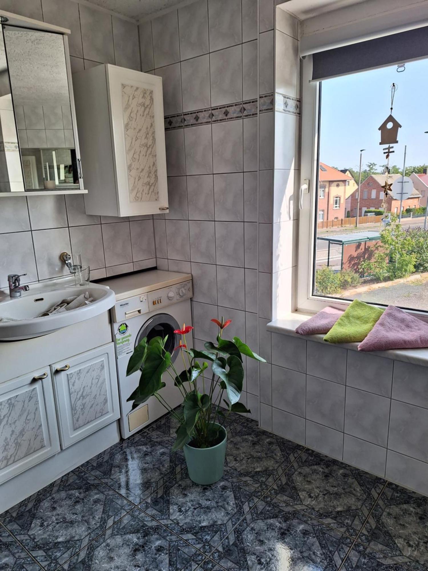 Gaststaette Und Pension Zur Schiene Merseburg Esterno foto